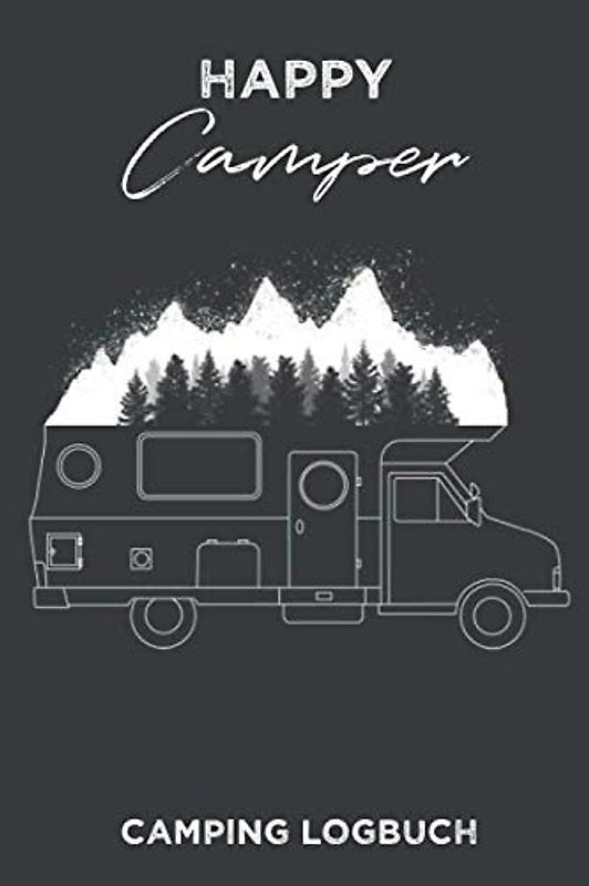 Camping Logbuch: Reiselogbuch Wohnmobil Tagebuch für deine Abenteuer im Wohnwagen oder Camper - liebevolles Geschenk für Wohnmobilfahrer