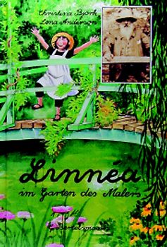 Linnéa im Garten des Malers