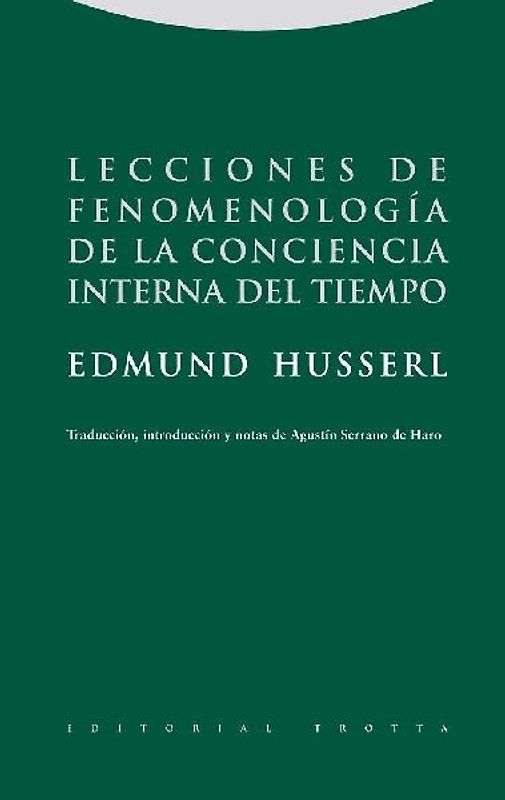 Lecciones de fenomenología de la conciencia interna del tiempo