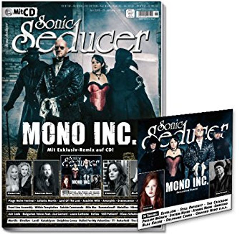 Sonic Seducer 06-2018 mit Mono Inc. (Titelstory), Midnattsol, Chvrches, Jonathan Davis, M.I.N.E u.v.m. + CD mit 14 Tracks von Mono Inc., Elvellon, Still Patient?, u.v.m.