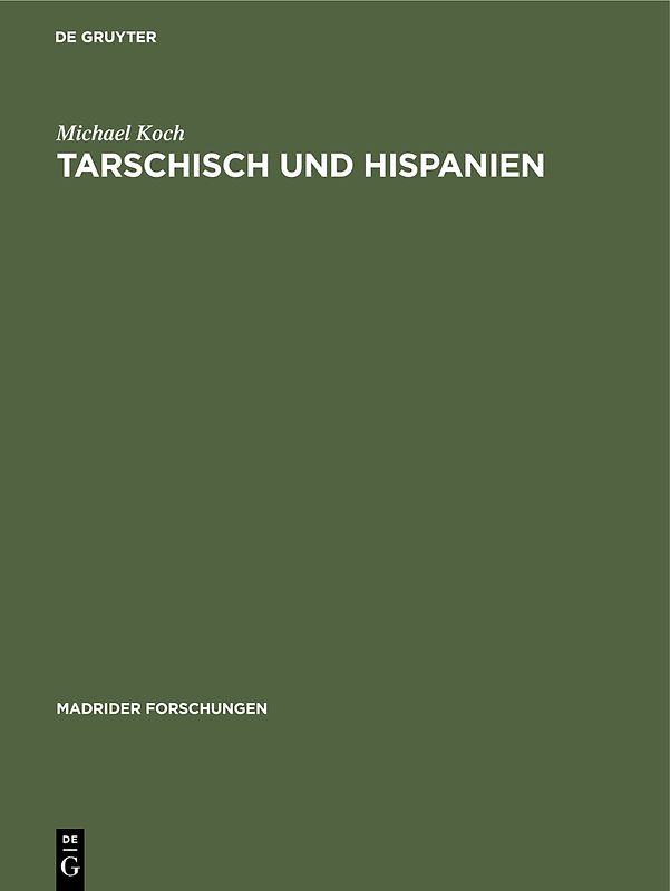 Tarschisch und Hispanien