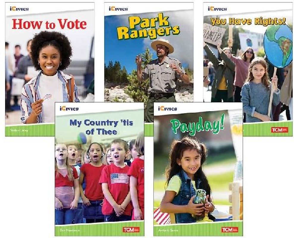 Icivics Grade 1: Leadership & Responsibility 5-Book Set