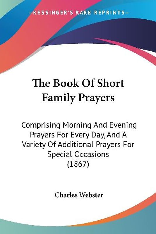 The Book Of Short Family Prayers