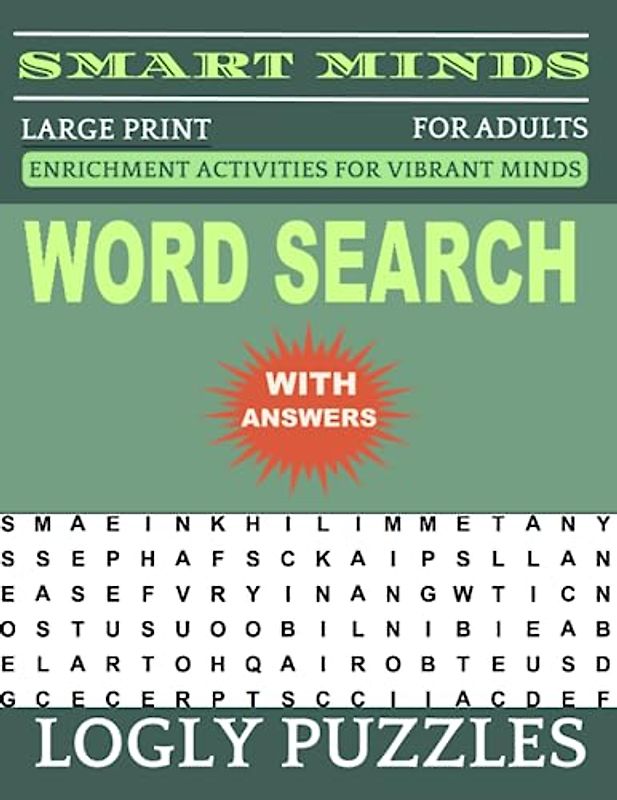 Word Search Book Large Print for Adults: 2400+ words New Fun and Relaxing Puzzles Book for Adults & Seniors with Answers Key