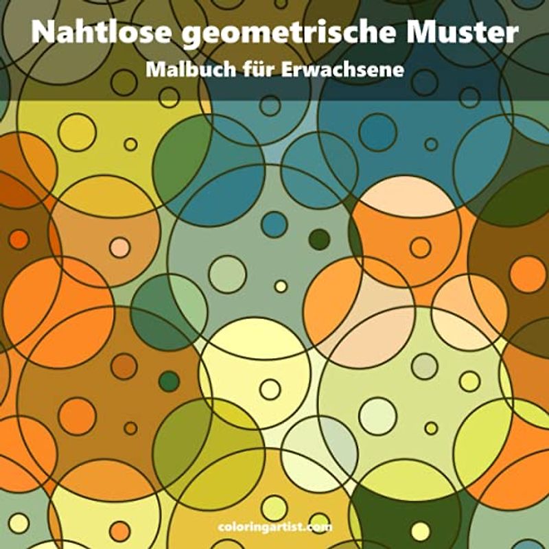 Malbuch für Erwachsene - Nahtlose geometrische Muster 1