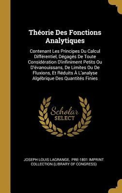 Théorie Des Fonctions Analytiques