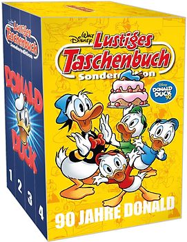 Lustiges Taschenbuch 90 Jahre Donald (4 Bände im Schuber)