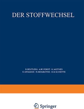 Der Stoffwechsel