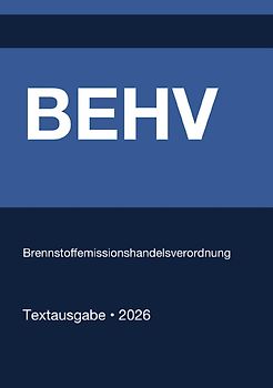 BEHV - Brennstoffemissionshandelsverordnung (Deutschland) 2026