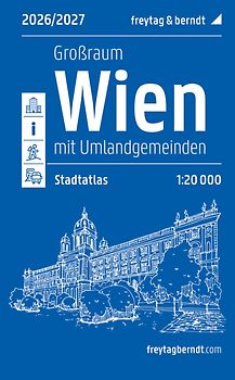 freytag & berndt Stadtatlas Wien Großraum, Städteatlas 2026/2027 1:20.000