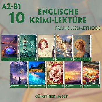 10 Englische Krimi-Lektüre A2-B1 (10 Bücher + Audio-Online)
