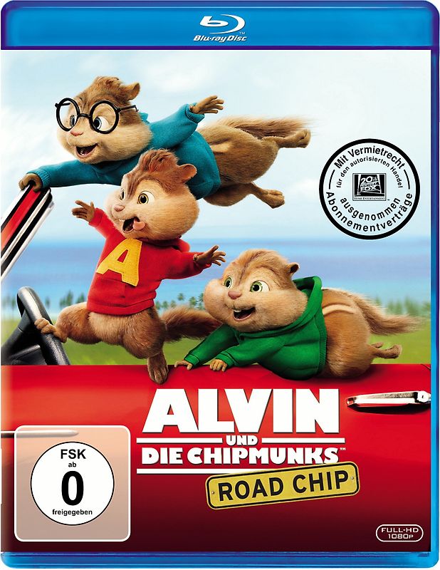 Alvin und die Chipmunks: Road Chip Blu-ray Disc