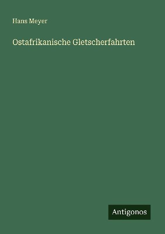 Ostafrikanische Gletscherfahrten