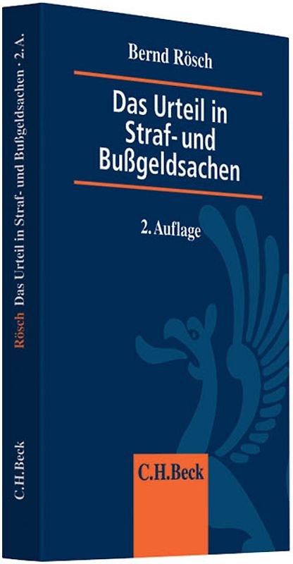 Das Urteil in Straf- und Bußgeldsachen