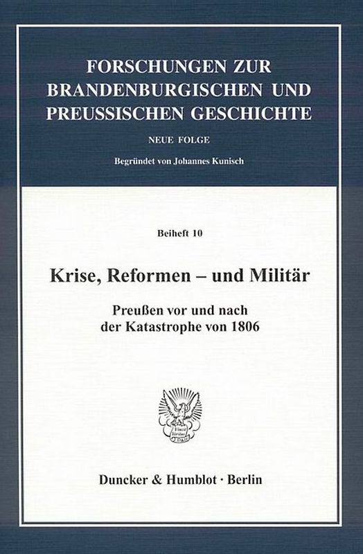 Krise, Reformen - und Militär.