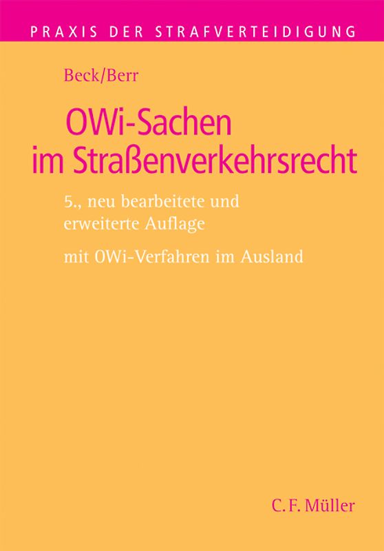 OWi-Sachen im Straßenverkehrsrecht
