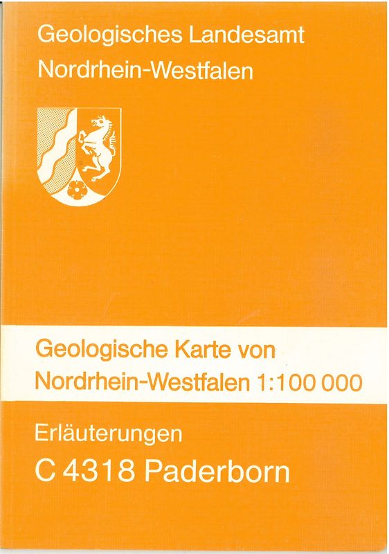 Geologische Karten von Nordrhein-Westfalen 1:100000 / Paderborn