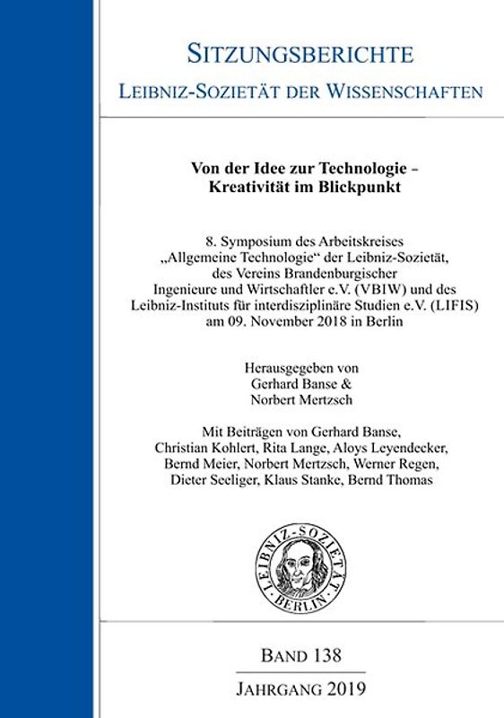 Von der Idee zur Technologie - Kreativität im Blickpunkt