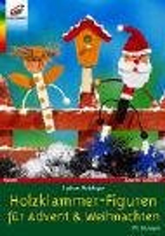 Holzklammer-Figuren für Advent & Weihnachten