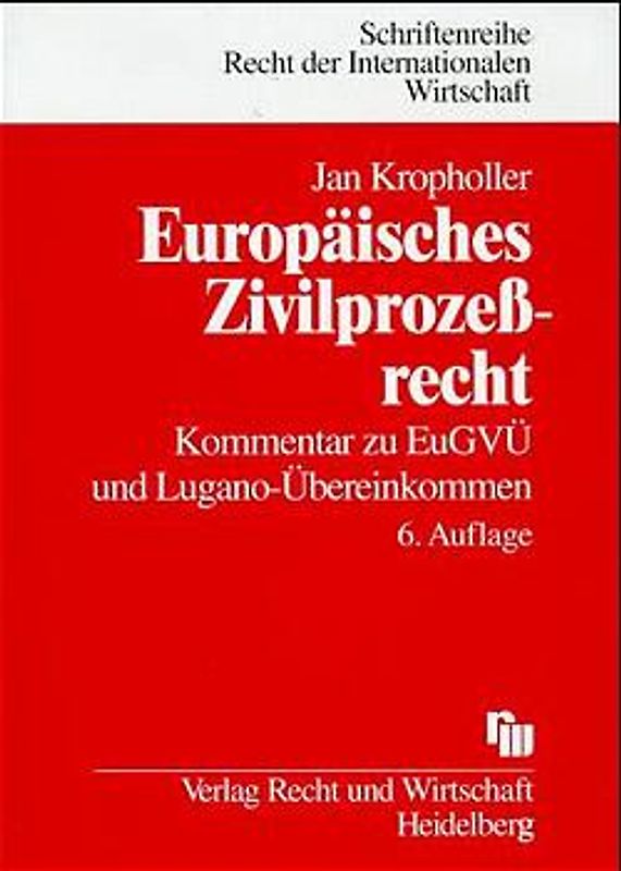 Europäisches Zivilprozessrecht