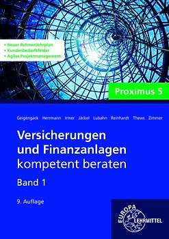 Versicherungen und Finanzanlagen Band 1 - Proximus 5
