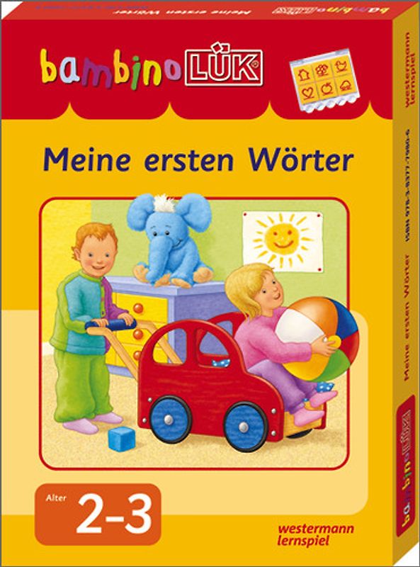bambinoLÜK-Sets / bambinoLÜK-Set. Kasten + Übungsheft/e / 2/3 Jahre: Meine ersten Wörter