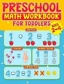 Preschool Math Workbook for Toddlers Ages 2-4