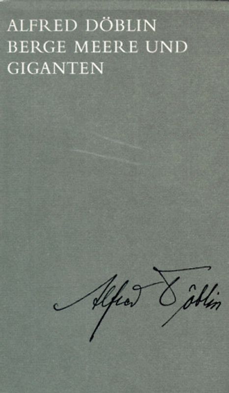 Ausgewählte Werke in Einzelbänden / Berge Meere und Giganten