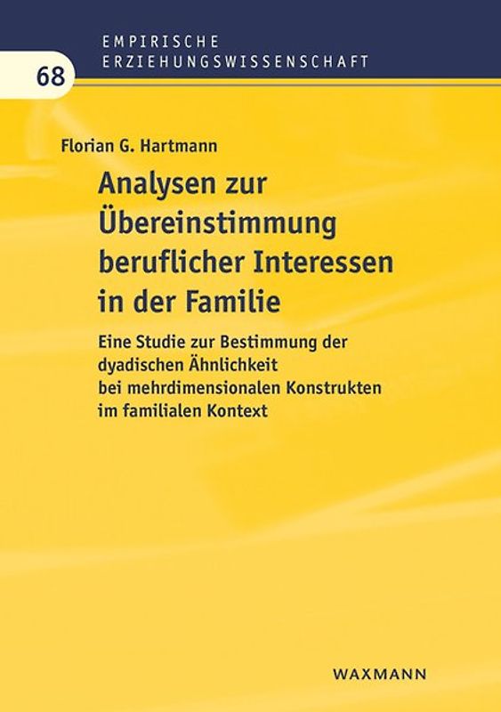 Analysen zur Übereinstimmung beruflicher Interessen in der Familie