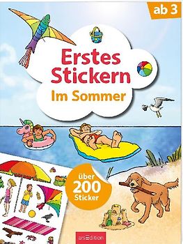 Erstes Stickern - Im Sommer