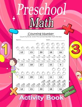 Preschool Math Activity Book: Number Tracing, Addition and Subtraction math workbook for toddlers