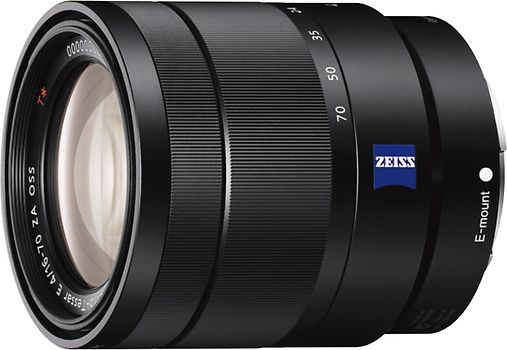 Sony E Vario-Tessar T* 16-70 mm F4.0 OSS ZA 55 mm Objectif (adapté à Sony E-mount) noir