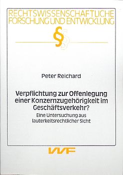 Verpflichtung zur Offenlegung einer Konzernzugehörigkeit im Geschäftsverkehr?