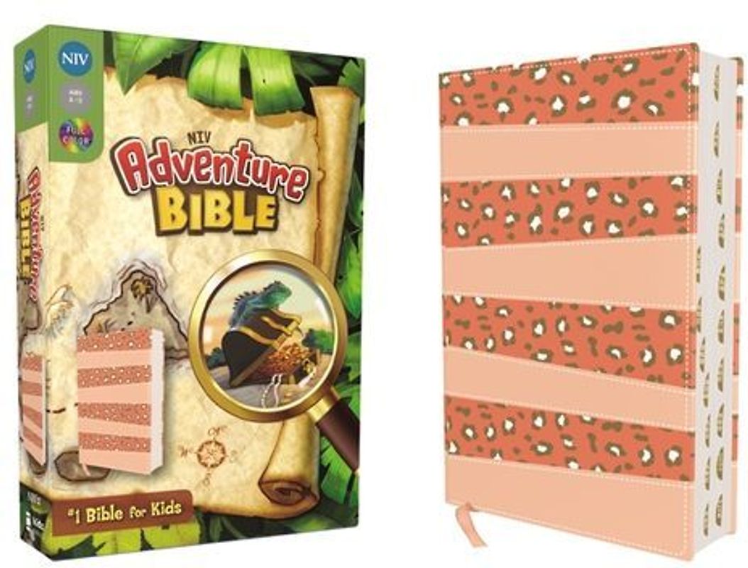 Niv, Adventure Bible, Leathersoft, Coral, Full Color, Thumb Indexed Tabs