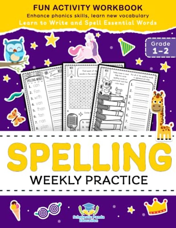 Spelling Weekly Practice for 1st 2nd Grade
