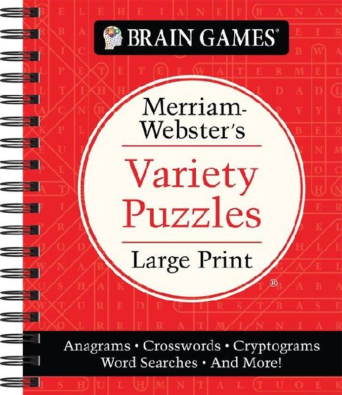 Brain Games - Merriam-Webster's Variety Puzzles Large Print