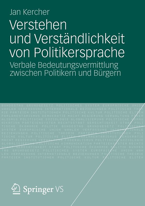 Verstehen und Verständlichkeit von Politikersprache