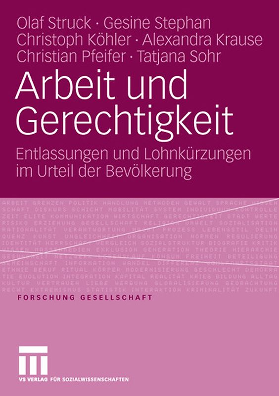 Arbeit und Gerechtigkeit