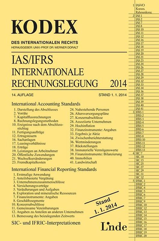 KODEX Internationale Rechnungslegung IAS/IFRS 2014