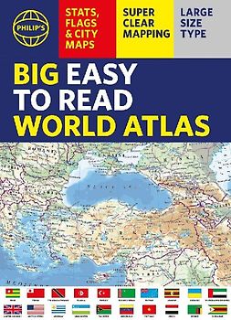 Philip's Big Easy to Read World Atlas (A3)