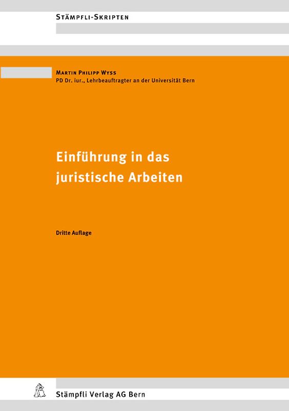 Einführung in das juristische Arbeiten