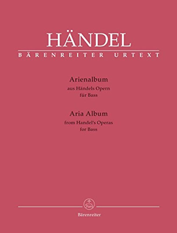 Arienalbum für Bass (aus Händels Opern)