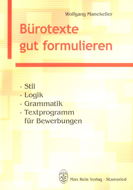 Bürotexte gut formulieren