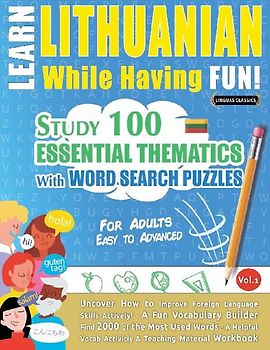 LEARN LITHUANIAN WHILE HAVING FUN! - FOR ADULTS