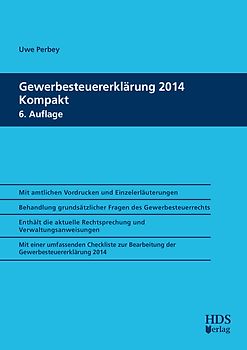 Gewerbesteuererklärung 2014 Kompakt