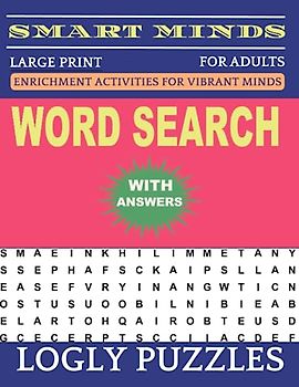 Word Search Book Large Print for Adults: 2400+ words New Fun and Relaxing Puzzles Book for Adults & Seniors with Answers Key