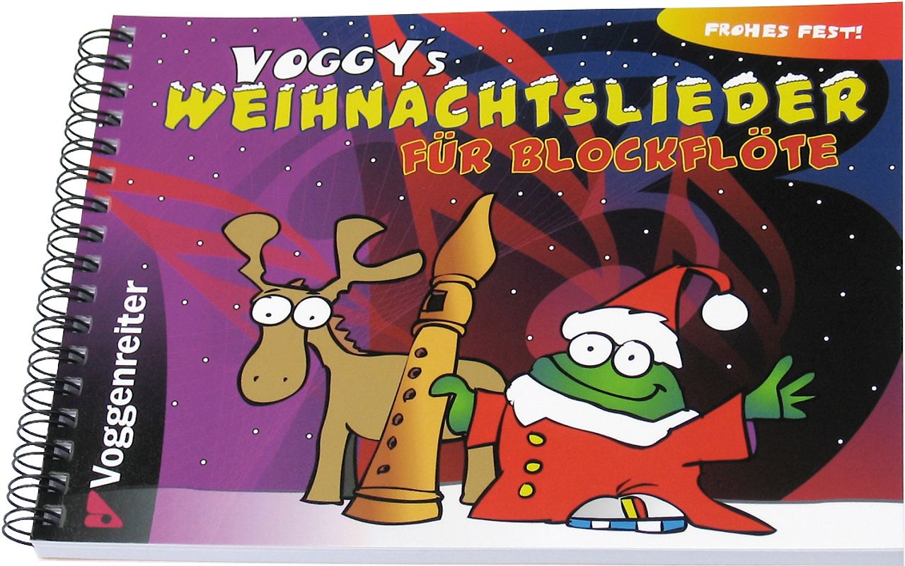 Voggy's Weihnachtslieder für Blockflöte