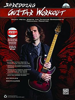 Shredding Guitar Workout: Heavy Metal Meets the Thinking Shredder's Technical Practice, Book & DVD (Shredding Styles) - Schauss, German