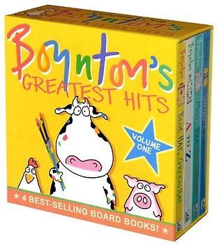 Boynton's Greatest Hits: Volume 1/Blue Hat, Green Hat; A to Z; Moo, Baa, La La La!; Doggies (Boynton Board Books) - Boynton, Sandra