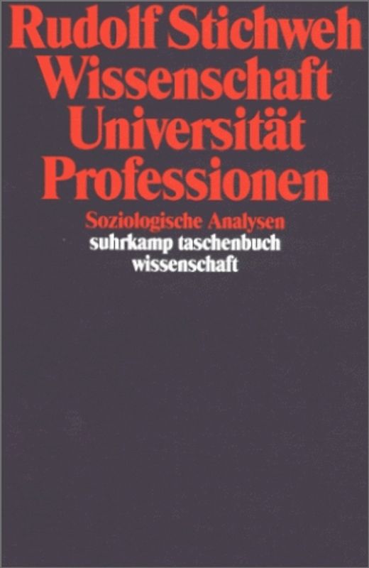 Wissenschaft, Universität, Profession